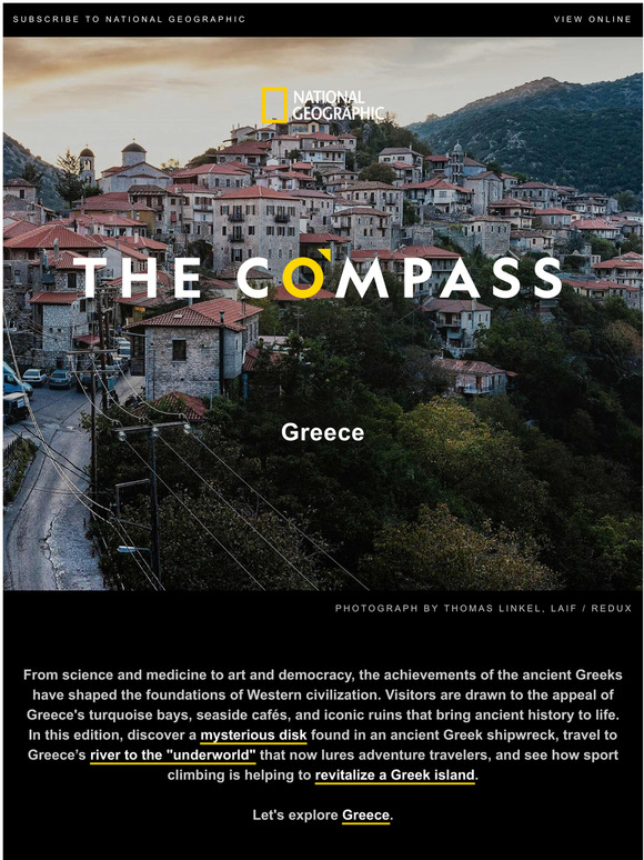National Geographic The Compass Greece Milled