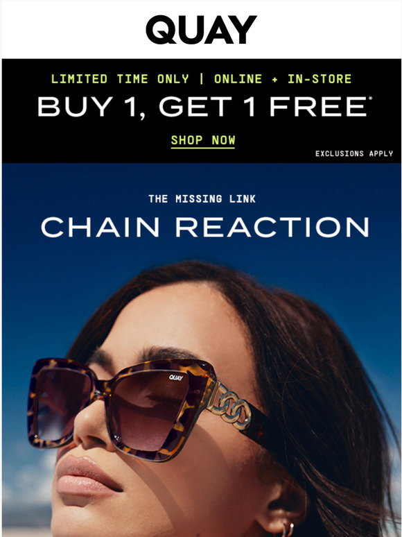 Quay Australia: NEW Chain Reaction - So Big. So Glamorous  display picture 1