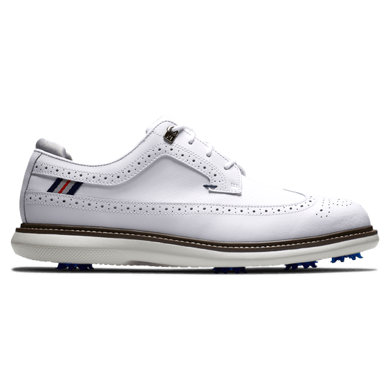 FootJoy Traditions Golf Shoe White/Navy/Gray