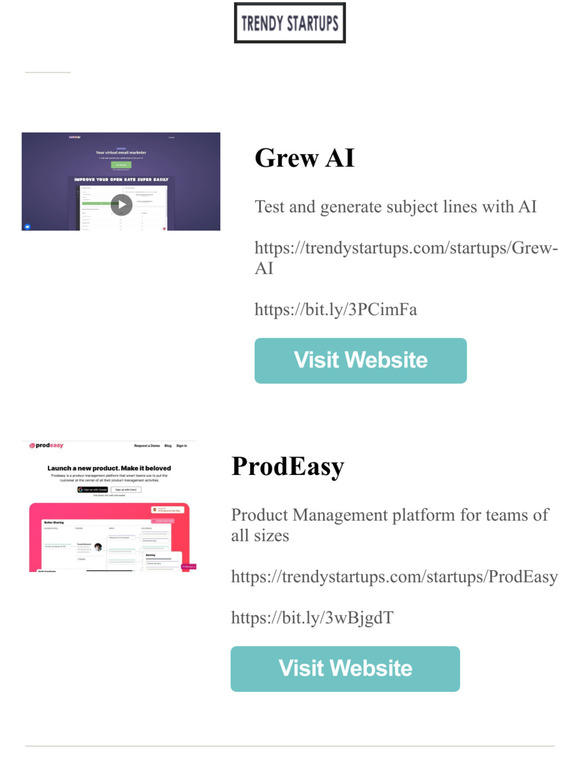 Grew AI, ProdEasy 