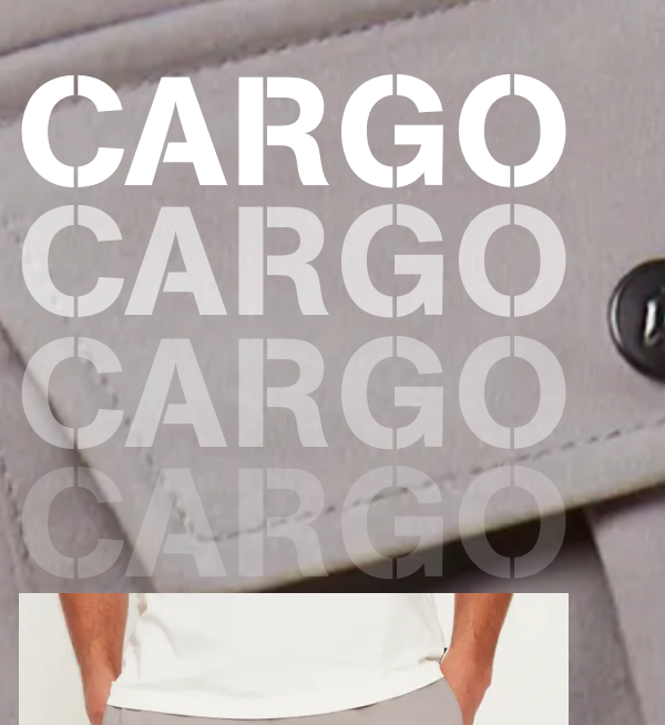 Clean Cargo Jogger Shorts