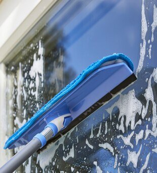 window wash and squeegee