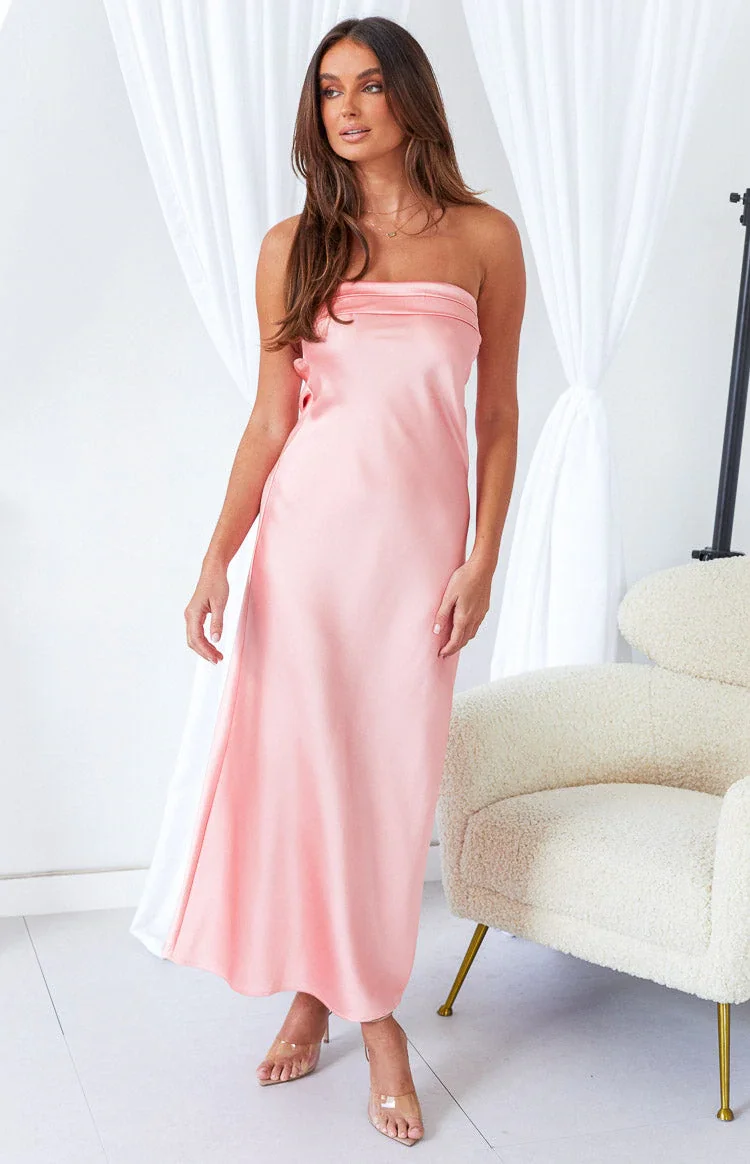Image of Maiah Pink Maxi Dress