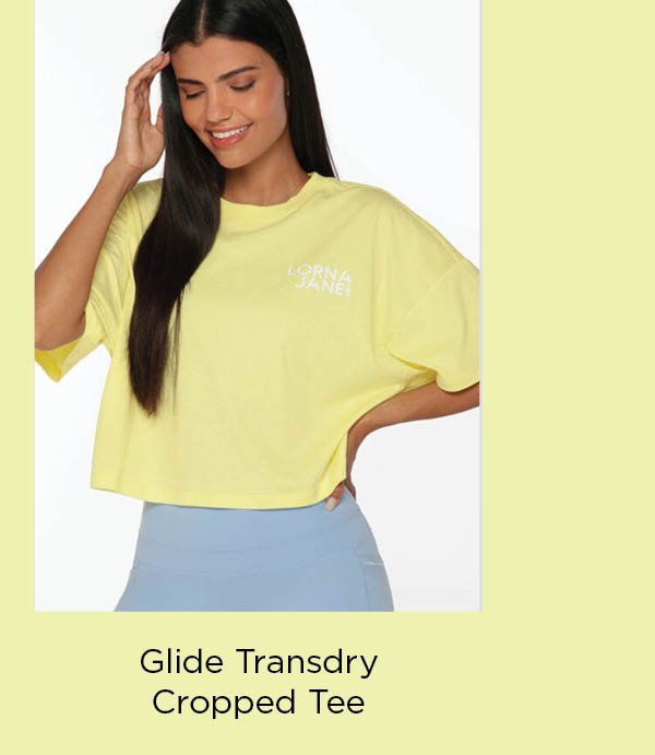 Shop Glide Transdry Cropped Tee
