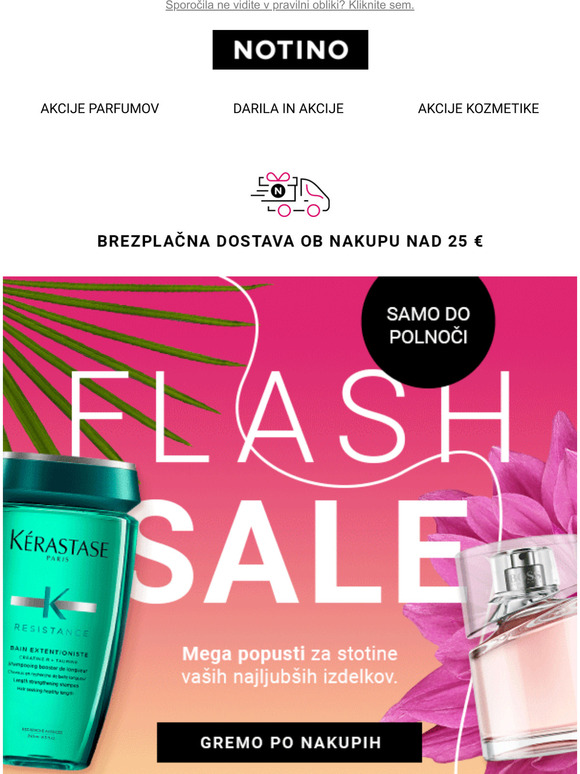 Poletni FLASH SALE je tukaj in s tem veliki popusti za stotine izdelkov!