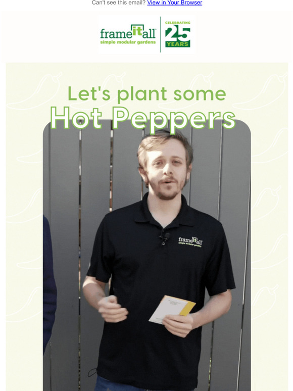 Wanna plant hot peppers in your garden?
