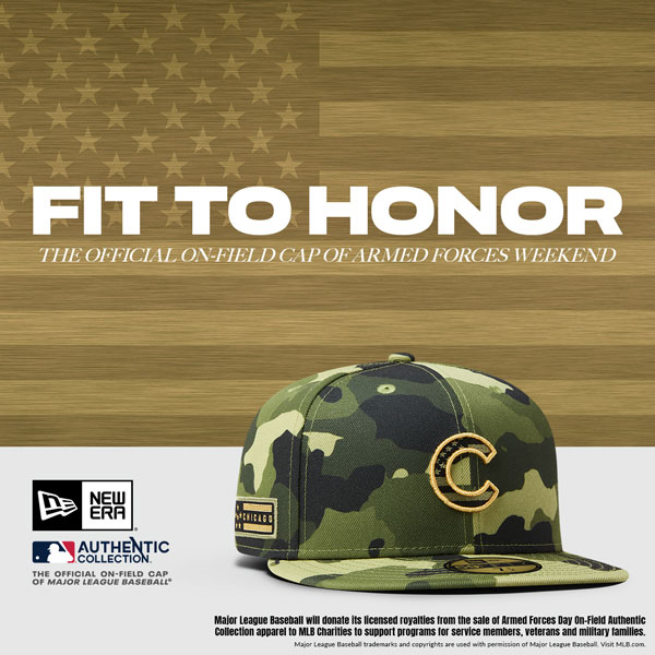 Chicago Cubs: Get your MLB Armed Forces Day gear now