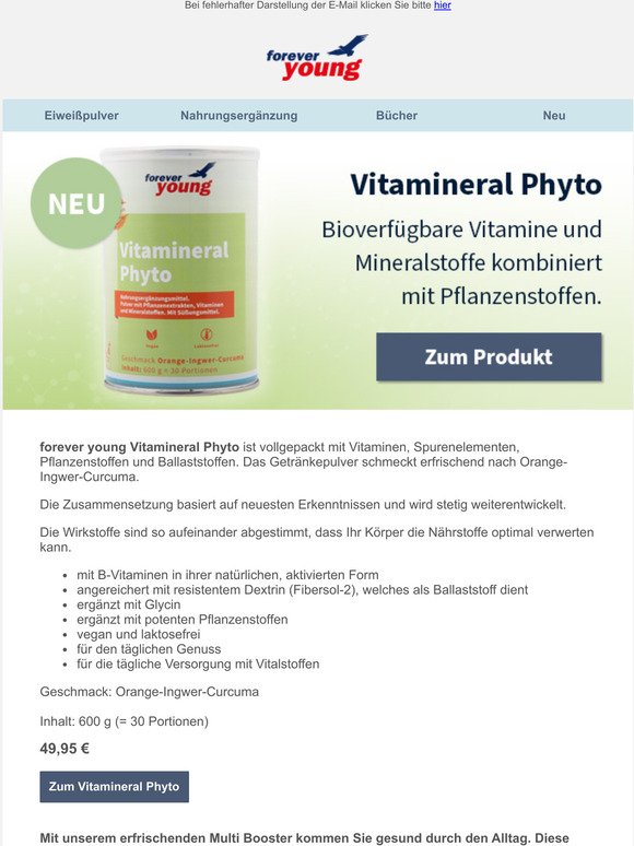 Vitamineral Phyto - neuester Multi-Komplex + Pflanzenstoffe!