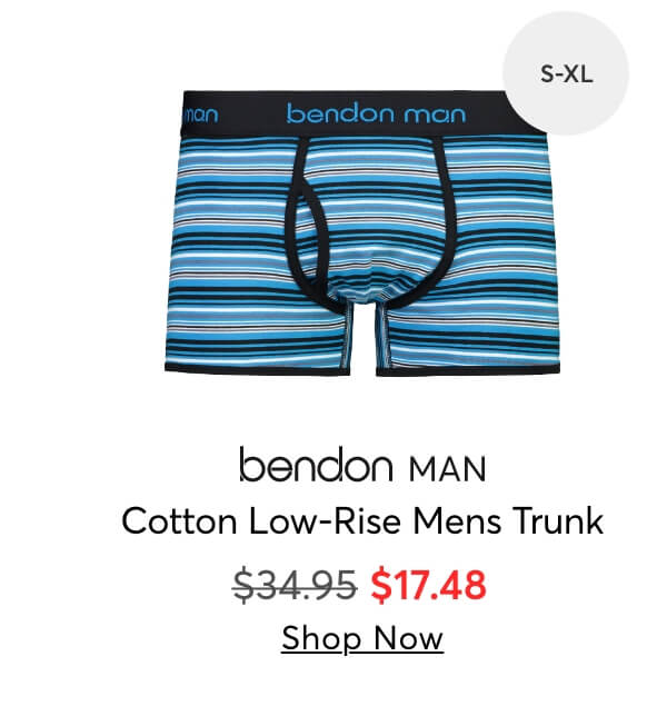 Cotton Low-Rise Mens Trunk