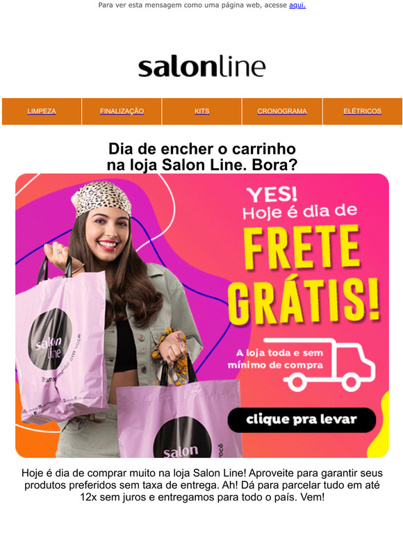 SalonLine BR: Vai ter brinde SIM! Compre e ganhe. VEM!