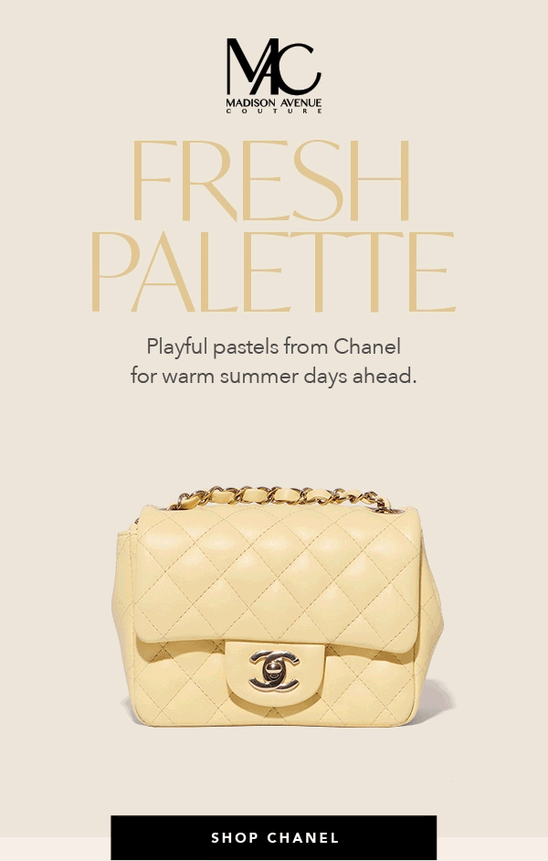 Madison Avenue Couture: Serving Chanel Pastels