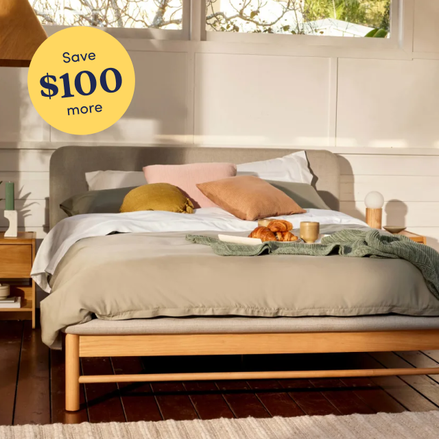 Save $100 more with a Paddington Bed Base.