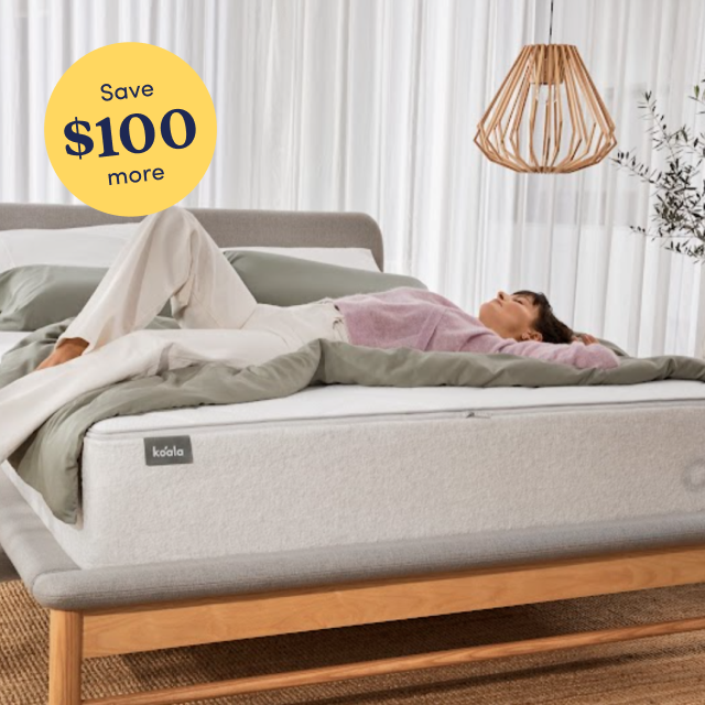 Save $100 more when you indulge in a Calm As Mattress