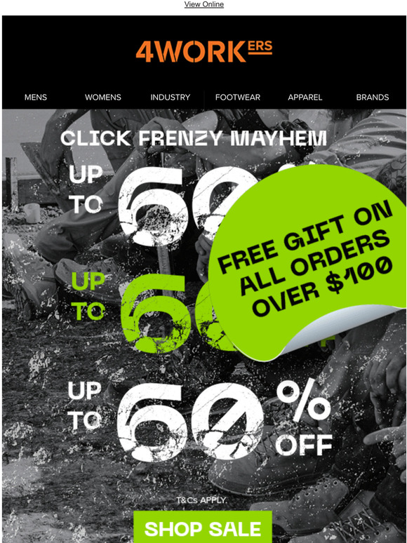 Up to 60% OFF Huge Brands | May Mayhem SALE