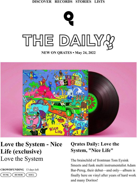 Qrates Daily: Love the System, "Nice Life"
