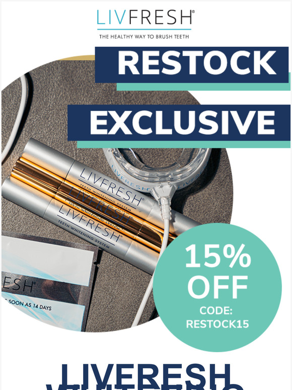RESTOCK: It's flying off our shelves...