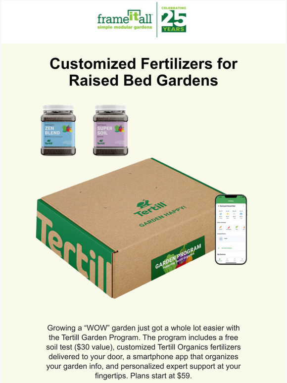 Confused about what kind of fertilizer to use in your raised bed??