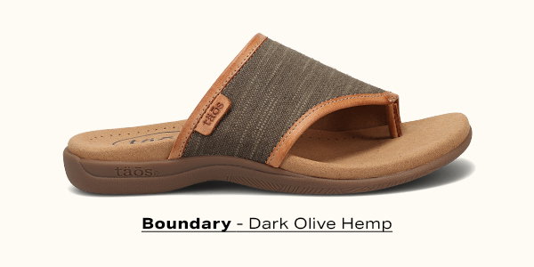 Boundary Dark Olive Hemp