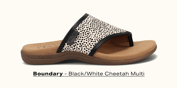 Boundary Black/White Cheetah