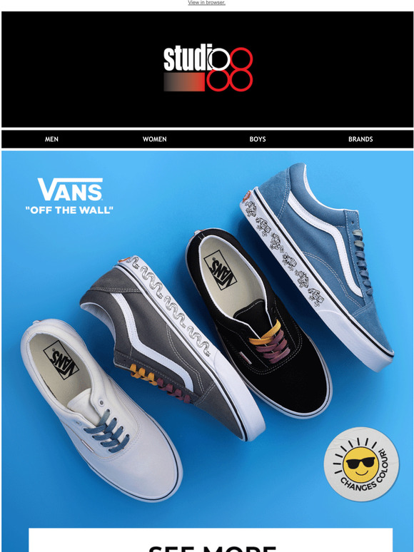 Studio 88: These Vans change colour in the sun! | Vans UV Dream Now ...