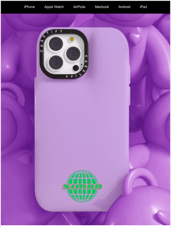Casetify (Global) Customizable. Squishy soft. Y2K cool. Milled