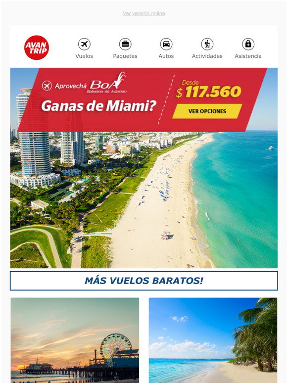 avantrip.com: ¡Promociones exclusivas vía Call Center! | Milled