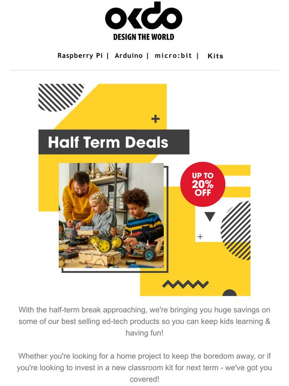 Half term deals are back