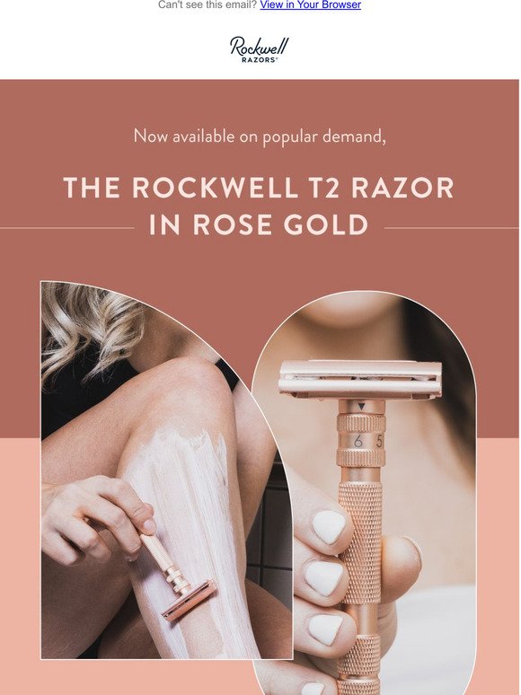 The Rockwell T2 - Now in Rose Gold!