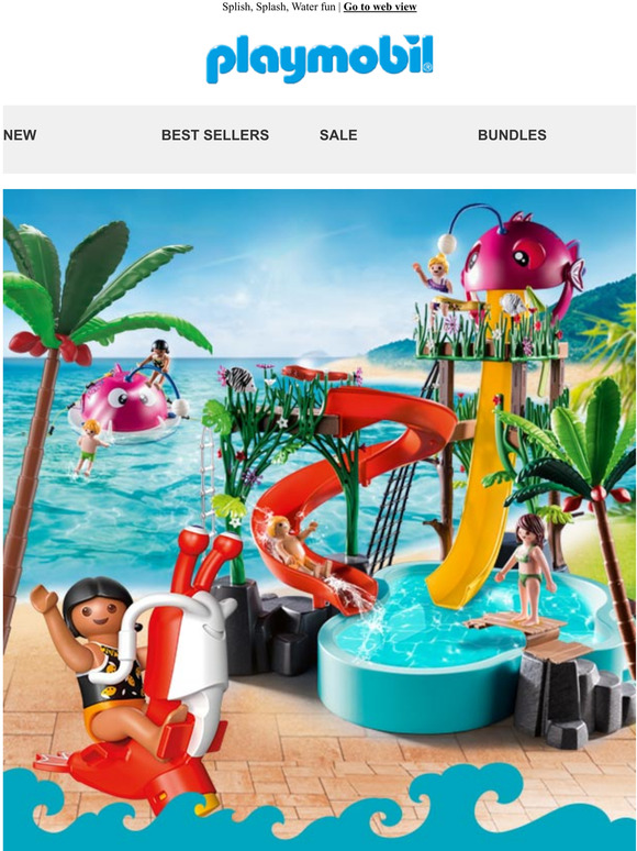 PLAYMOBIL US PLAYMOBIL Water Park Now Open Milled