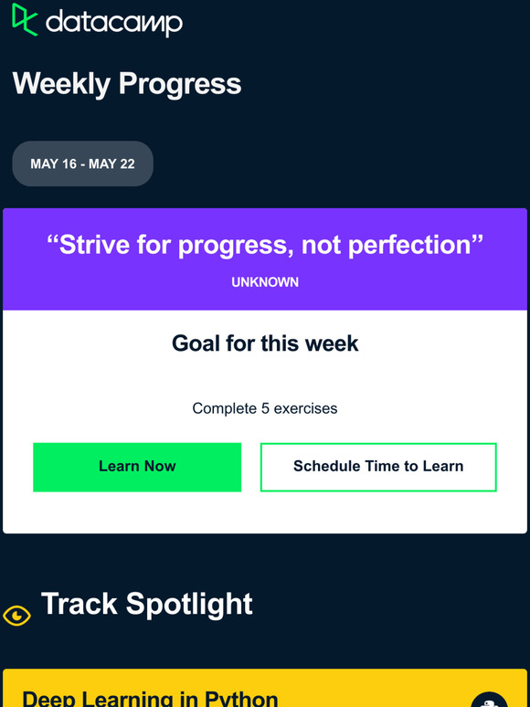 DataCamp: Track Spotlight: Deep Learning in Python | Milled