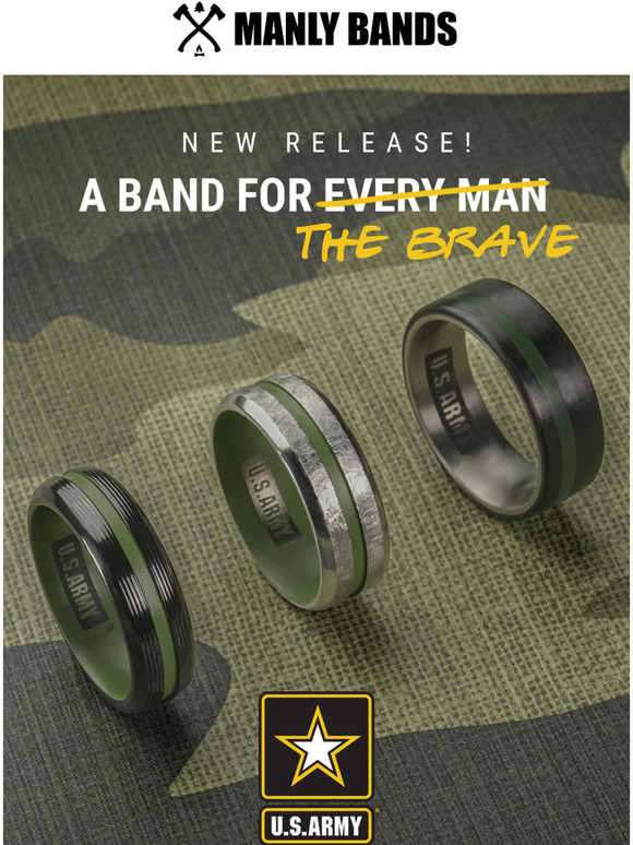 Manly Bands Our Officially Licensed US Army Collection is Here Milled