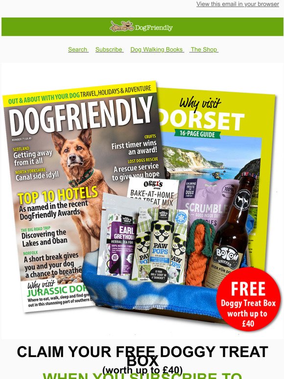 Claim Your Free Doggy Treat Box (Worth up to 40)