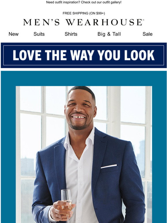 Mens Wearhouse Dont Miss Michael Strahan Suits So You Can Love The Way You Look Milled 