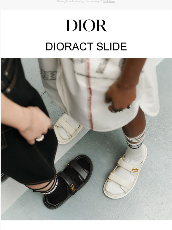 【ふわふわインソールが可愛い★】Dioract スライド 歩きやすい♡》DIOR Dioract スライドサンダル (Dior/サンダル
