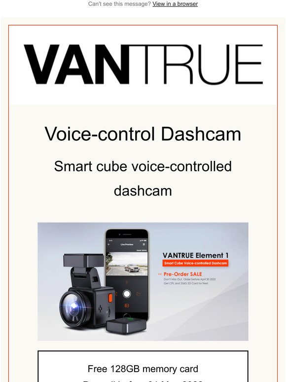 Voice-control Dashcam
