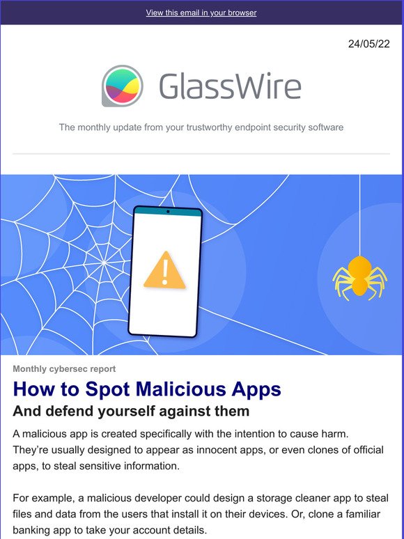 Glasswire - Spot Malicious Apps & More!