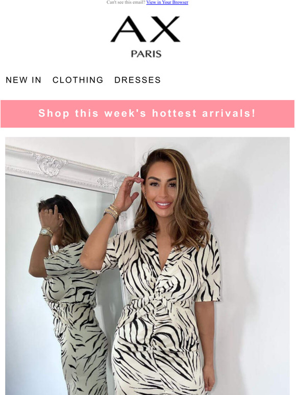 You'll love our new animal print dress!