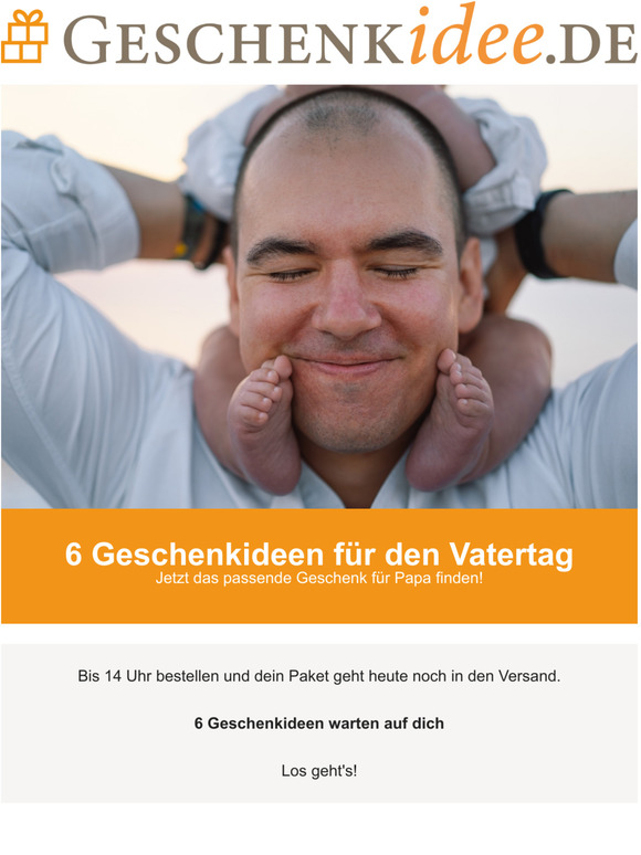 [Geschenk zum Vatertag] - Jetzt bestellen
