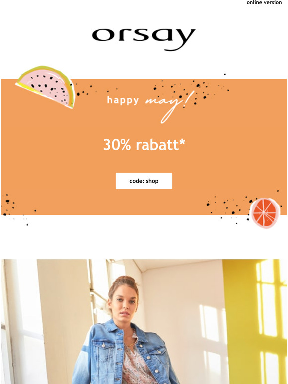 30% rabatt | shopping highlight: denim 