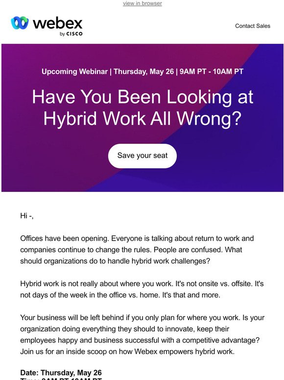   Have You Been Looking at Hybrid Work All Wrong?