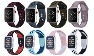 Breathable Silicone Sport Band for Apple Watch All Series 