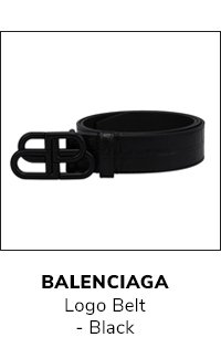 Balenciaga Logo Belt- black