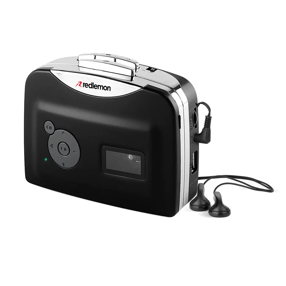 Image of Reproductor y Convertidor de Casetes a MP3 Audífonos