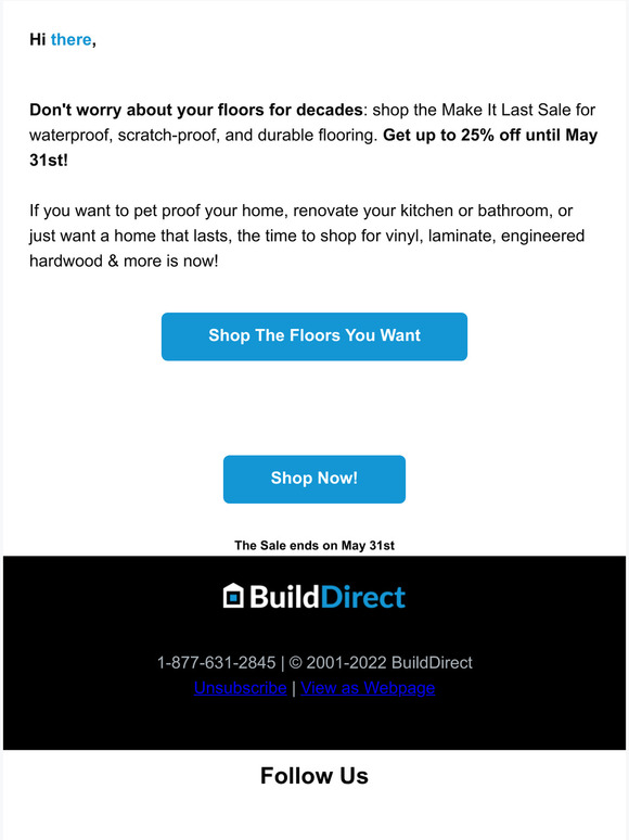 FINAL WEEK: up to 25% off pet-proof flooring until may 31st!