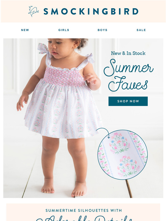 Smockingbird Kids Summer Faves In Stock And Shipping Now Milled