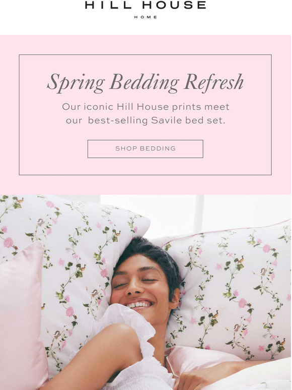 Hill House Home New Bedding in Iconic Hill House Prints Milled