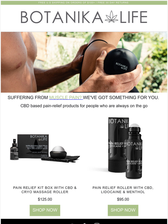 Botanika Life CBD Products That Will Alleviate Your Pain