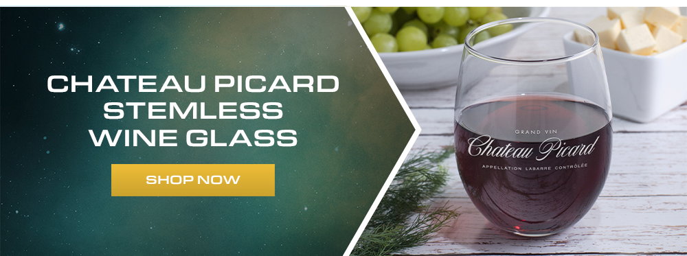 Star Trek: Picard Chateau Picard Stemless Wine Glass. Shop Now.