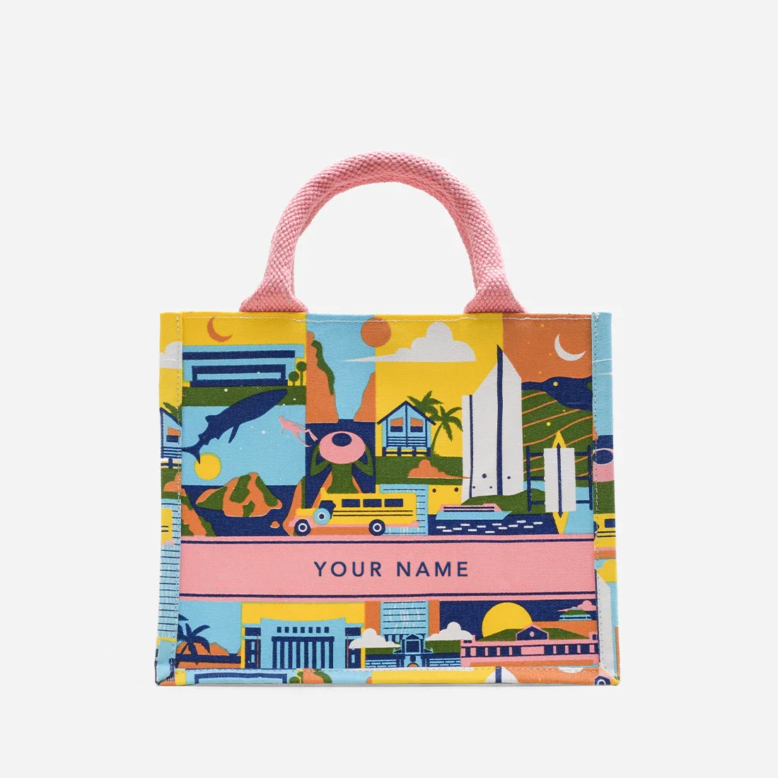 Christy Ng: Philippines Skyline Grocery Tote Bag