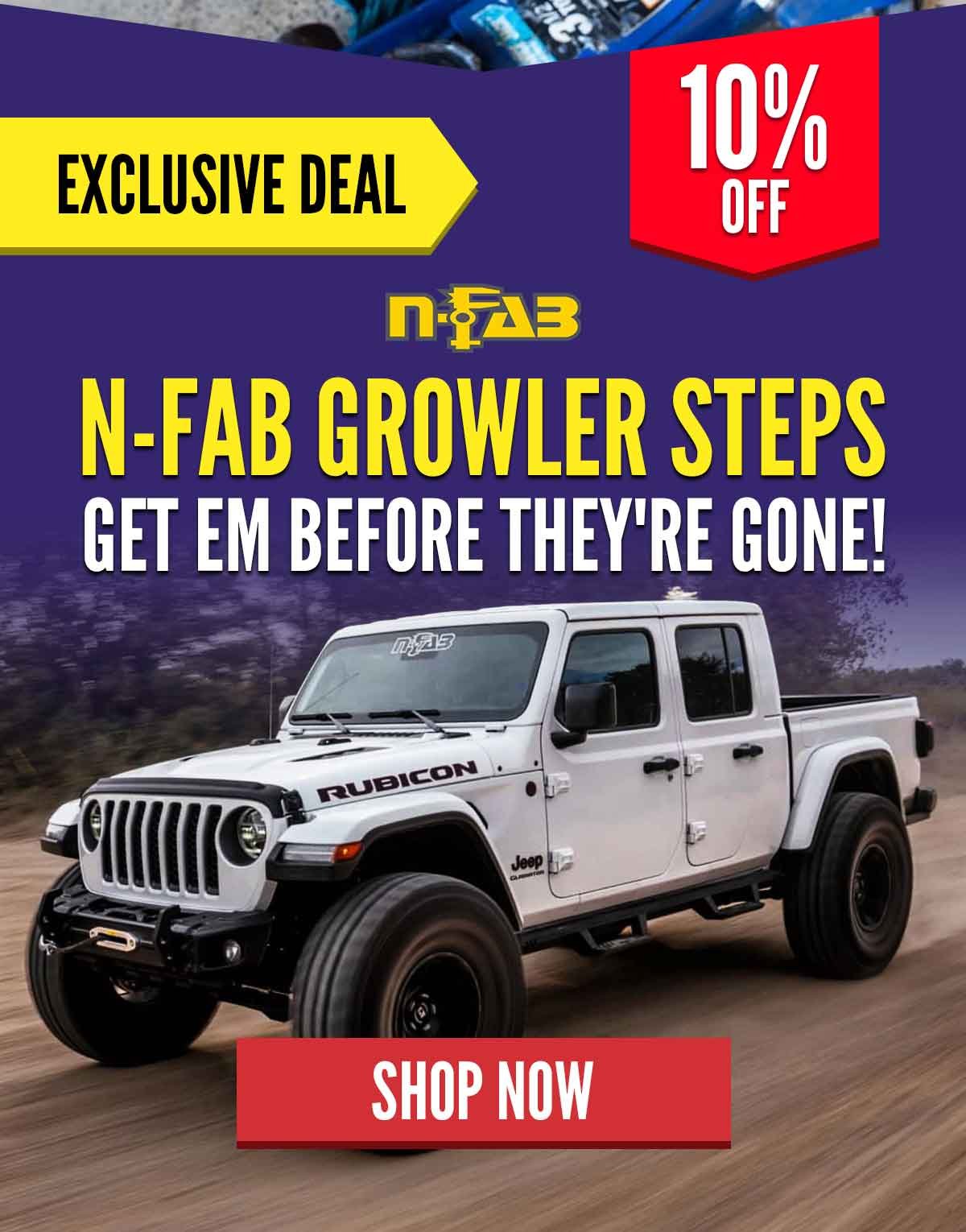 N-FAB Growler Steps Get Em Before They're Gone!